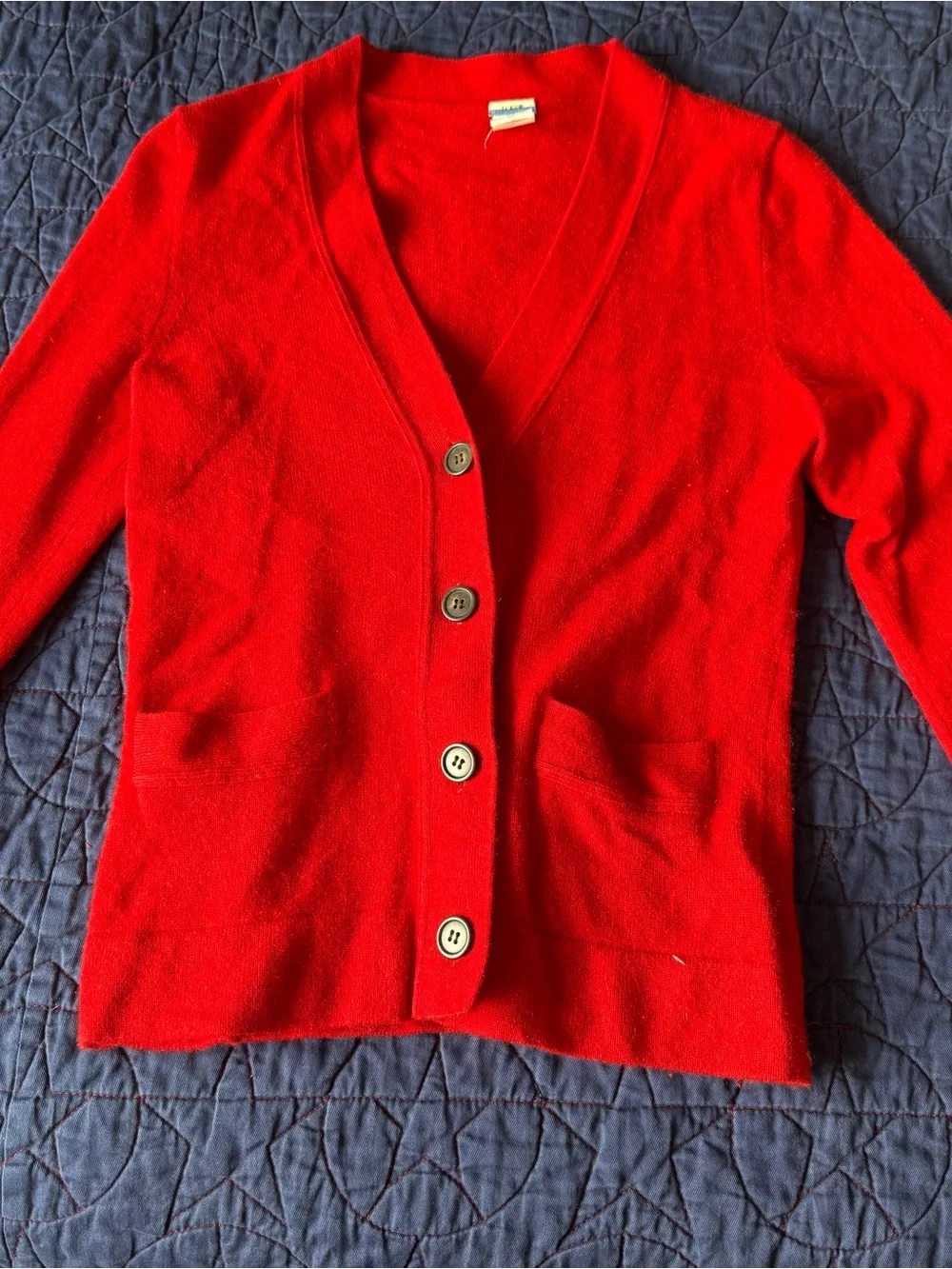 J. Crew 100% Cashmere Boyfriend Cardigan Size S